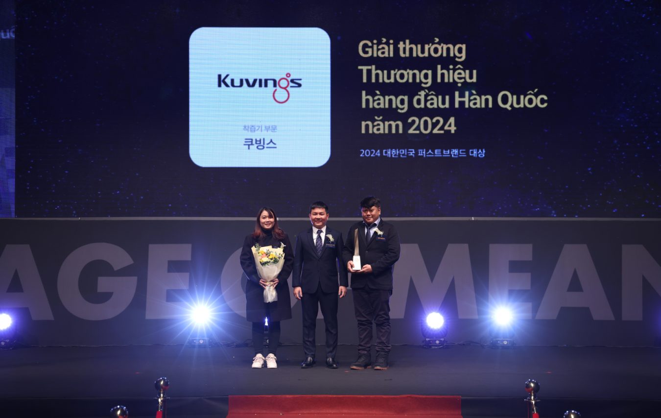 Kuvings Wins 2024 Korea First Brand Awards